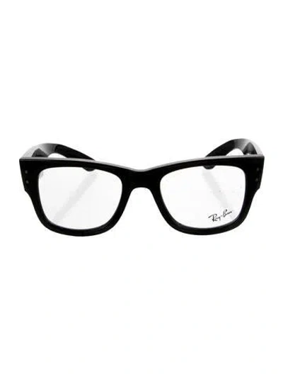 Pre-owned Ray Ban Mega Wayfarer Eyeglasses In Black