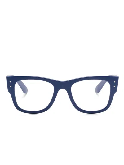 Ray Ban Mega Wayfarer Glasses In Blue