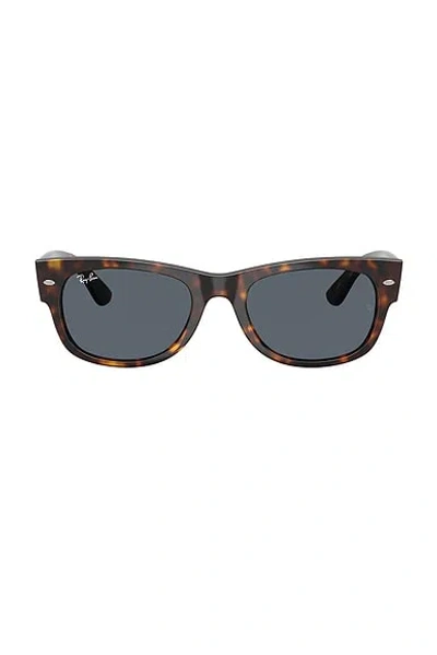 Ray Ban Mega Wayfarer Ii Square Sunglasses In Brown
