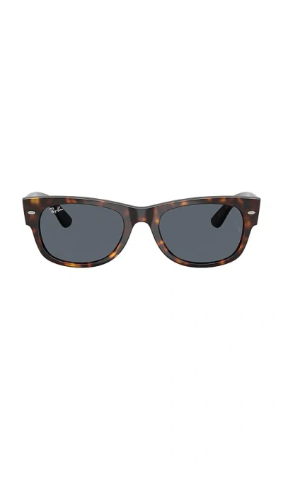 Ray Ban Mega Wayfarer Ii Square Sunglasses In Brown