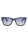 Ray Ban Mega Wayfarer Liteforce Sunglasses In Grau