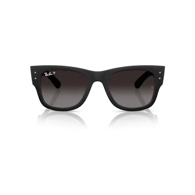 Ray Ban Mega Wayfarer Liteforce Sunglasses Sand Black Frame Grey Lenses Polarized 50-21