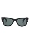 Ray Ban Mega Wayfarer Liteforce Sunglasses In Schwarz