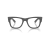 Ray Ban Mega Wayfarer Optics Liteforce Eyeglasses Sand Grey Frame Clear Lenses Polarized 52-21 In Sand Grey