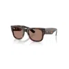 Ray Ban Mega Wayfarer Summer Capsule Sonnenbrillen Havana Fassung Violett Glas 51-21 In Havana