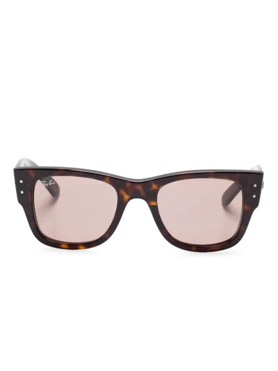 Ray Ban Mega Wayfarer Sunglasses In Brown