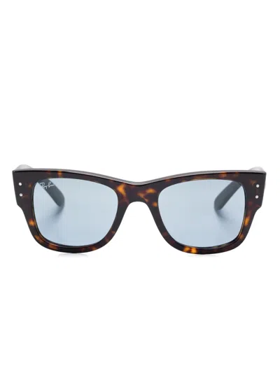 Ray Ban Mega Wayfarer Sunglasses In Brown