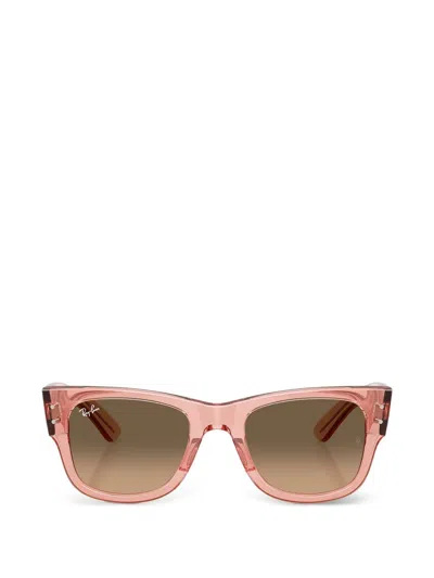 Ray Ban Mega Wayfarer Sunglasses In Pink