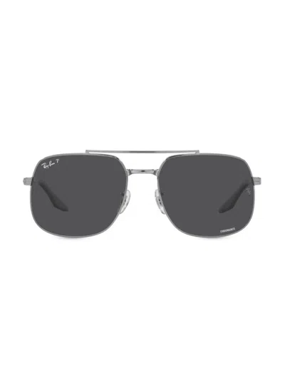Ray Ban Men's 51mm Square Sunglasses In Gray