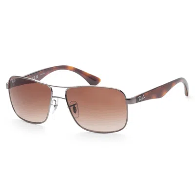Ray Ban Men's 59 Mm Gunmetal Tortoise Sunglasses