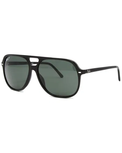Ray Ban Unisex Polarized Sunglasses, Rb2198 Bill In Green