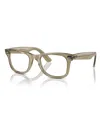 Ray Ban Men's And Women's Eyeglasses, Rb4340v In Photo Striped Grey