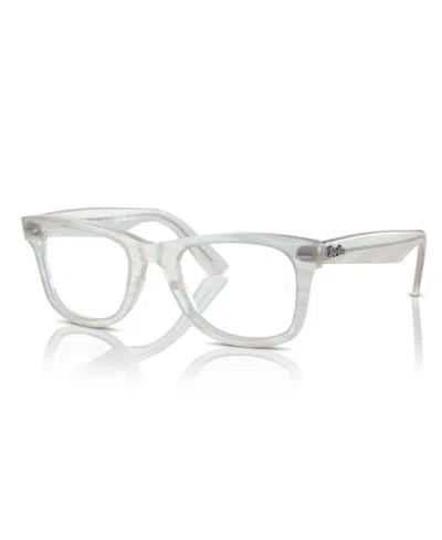 Ray Ban Men's And Women's Eyeglasses, Rb4340v In Photo Striped Light Blue