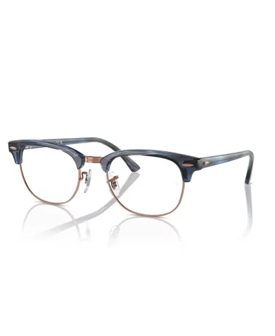 Ray Ban Unisex Eyeglasses, Rb5154 In Striped Blue