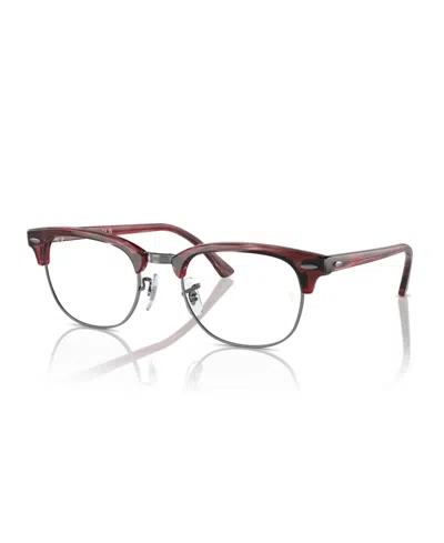 Ray Ban Unisex Eyeglasses, Rb5154 In Striped Red