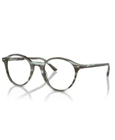 Ray Ban Unisex Eyeglasses, Rb5430 In Striped Green