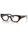 Ray Ban Ray-ban Womens Black Rx7330 Zena Round-frame Acetate Optical Glasses In Havana