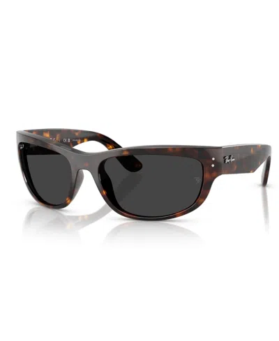 Ray Ban Men's And Women's Polarized Sunglasses, Mega Balorama Rb2289 In Havana