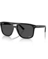 Ray Ban Unisex Polarized Sunglasses, Rb2213ch In Black