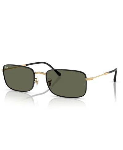 Ray Ban Unisex Polarized Sunglasses Rb3746 In Black On Arista