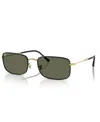 Ray Ban Unisex Polarized Sunglasses Rb3746 In Black On Arista