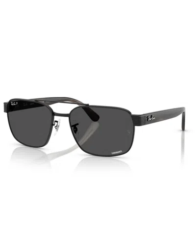 Ray Ban Unisex Polarized Sunglasses, Rb3751ch In Black