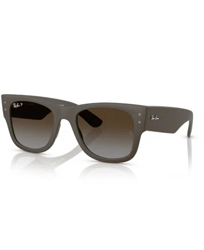 Ray Ban Unisex Polarized Sunglasses Rb4840s In Sand Brown