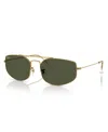 Ray Ban Womens Rb3845 Explorer V Irregular-frame Metal Sunglasses Gold In Legend Gold