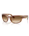 Ray Ban Ray In Striped Brown