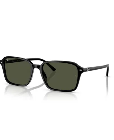 Ray Ban Unisex Round Raimond Sunglasses, Rb2231f In Black