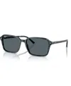 Ray Ban Unisex Round Raimond Sunglasses, Rb2231f In Transparent Fantasy Blue,gray