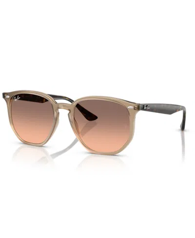 Ray Ban Ray-ban Hexagonal Sunglasses, 54mm In Turtledove