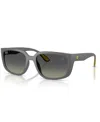 Ray Ban Unisex Round Sunglasses, Rb4443m In Gray
