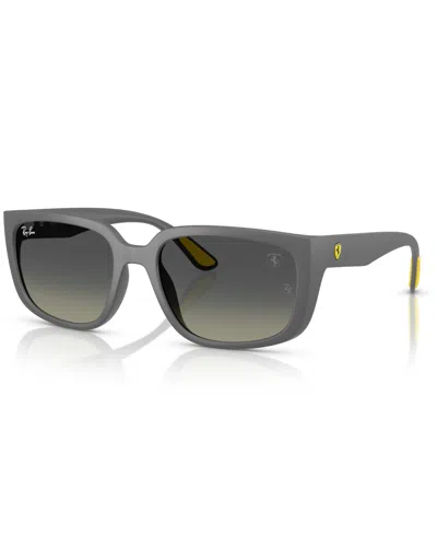 Ray Ban Unisex Round Sunglasses, Rb4443m In Gray