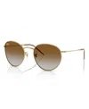 Ray Ban Men's And Women's Sunglasses, Round Reverse Rbr0103s In Arista