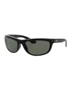 Ray Ban Men's Balorama Polarized Sunglasses, Rb4089 In Black