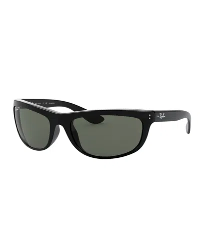 Ray Ban Men's Balorama Polarized Sunglasses, Rb4089 In Black