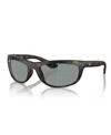Ray Ban Balorama Sunglasses Havana Frame Blue Lenses 62-19 In Havana
