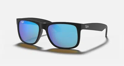 Ray Ban Men's Justin Color Mix Sunglasses In Black/blue