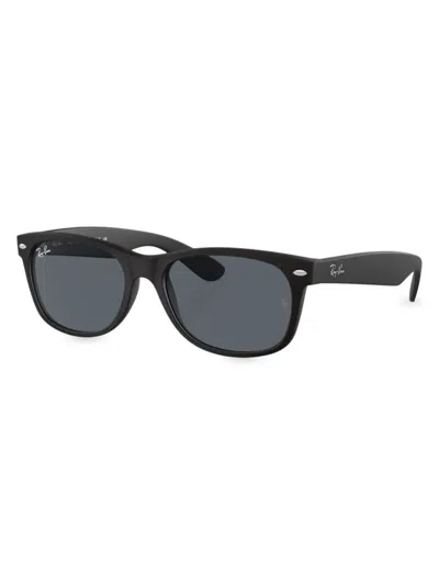 Ray Ban Men's New Wayfarer Sunglasses In Black Blue