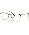 Ray Ban Men's Pillow Eyeglasses, Rb6494 56 In Havana On Gold-tone