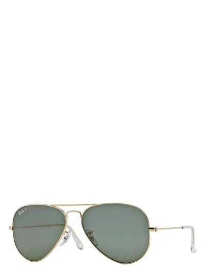 Ray Ban Men's Ray-ban Aviator Rb3025 001/58 Sunglasses In Gold