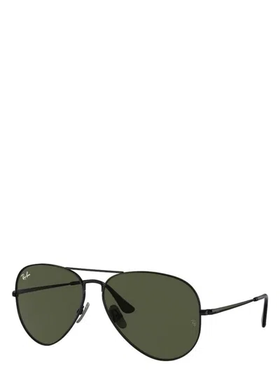 RAY BAN MEN'S RAY-BAN AVIATOR TITANIUM RB8089 926731 SUNGLASSES