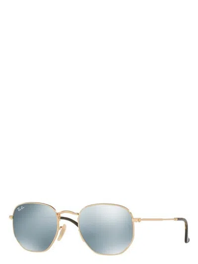RAY BAN MEN'S RAY-BAN HEXAGONAL RB3548N 001/30 SUNGLASSES
