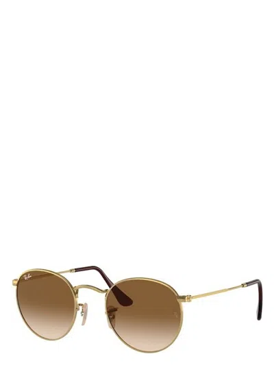Ray Ban Ray-ban Reverse 53mm Gradient Phantos Sunglasses In Gold Flash