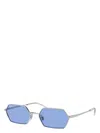 Ray Ban Ray-ban Yevi 58mm Tinted Rectangular Sunglasses In Silver