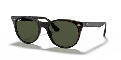 Pre-owned Ray Ban Men's Rayban Round Sunglasses In Tortoise (0rb2185 902/31)