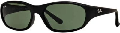 Pre-owned Ray Ban Ray-ban Men's Rb2016 Daddy-o Rectangular Sunglasses In Green