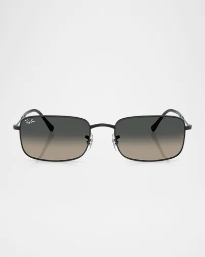 Ray Ban Men's Rb3746 Rectangular Sunglasses In Black