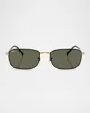 Ray Ban Men's Rb3746 Rectangular Sunglasses In Black